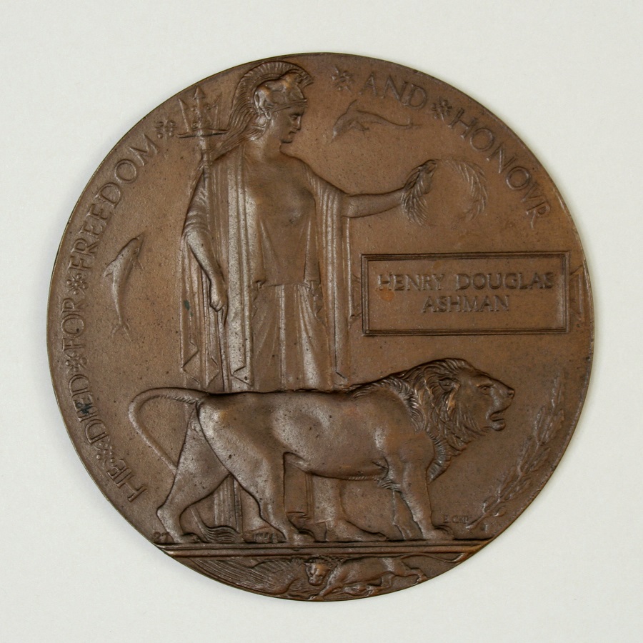 Commorative medallion, about 1919