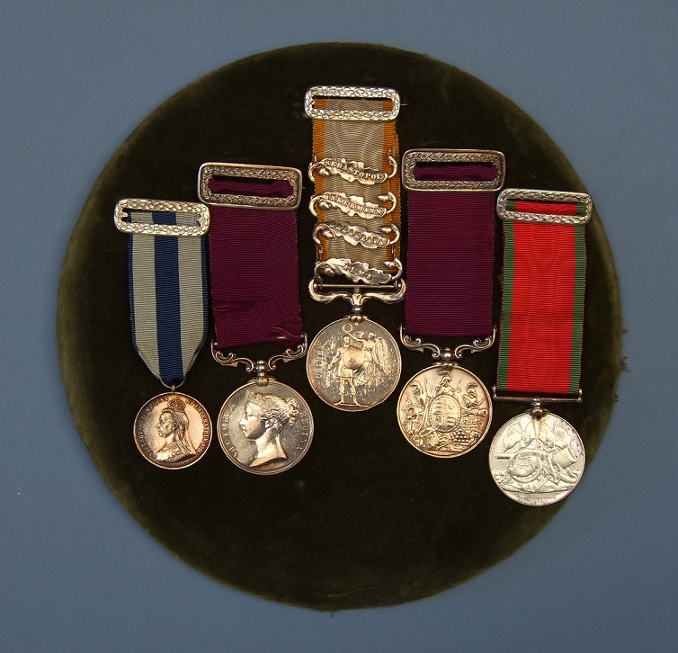 Framed medals, 1855-1897